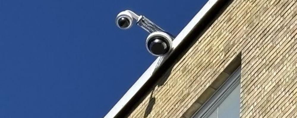 Trygghetskamera vid Riddarparken i Jakobsberg Foto: Järfälla kommun