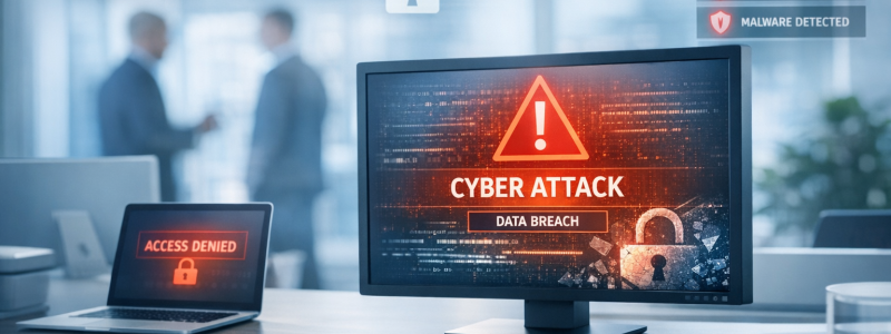 Ett cyberintrång hos en extern SaaS-leverantör kan få konsekvenser för många organisationer samtidigt. Bild: itm8