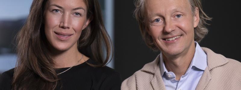 Karolina Båvenholm M&A-ansvarig Nordlo och Fredrik Almén koncernchef Nordlo Foto: Nordlo