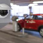 Kamera i parkeringshus. Pressbild: Securitas