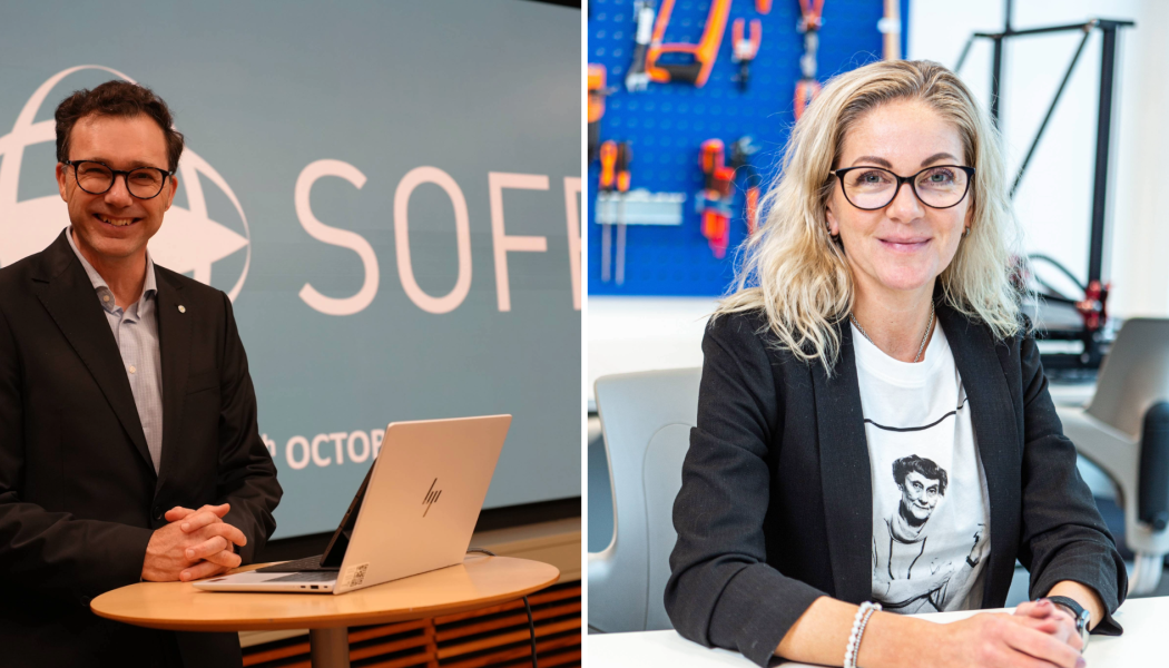 Robert Limmergård, generalsekreterare på SOFF och Frida Finnman, Head of Incubation & Acceleration på Innovatum Science Park. Foto: Innovatum Science Park