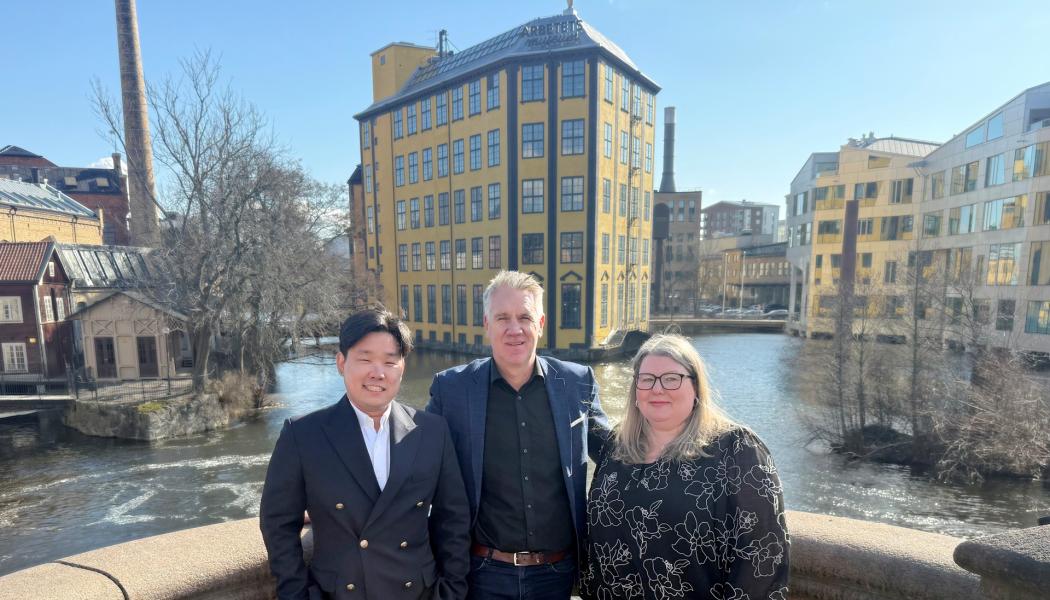 Martin Vikingsson, Johan Edlund, Charlotte Augustsson, Sigma Technology i Norrköping Foto: Sigma Technology