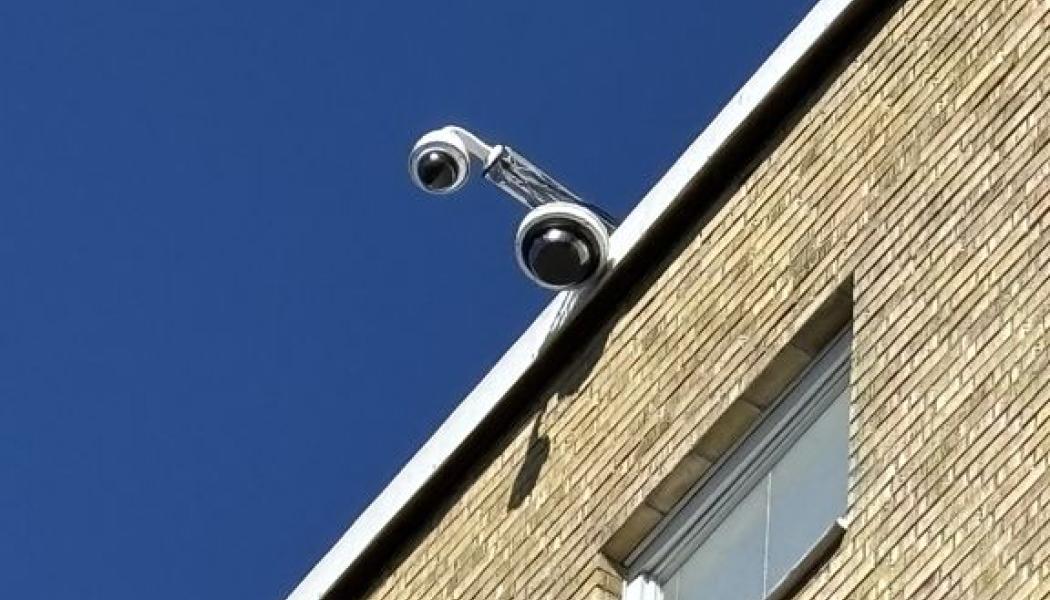 Trygghetskamera vid Riddarparken i Jakobsberg Foto: Järfälla kommun