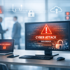 Ett cyberintrång hos en extern SaaS-leverantör kan få konsekvenser för många organisationer samtidigt. Bild: itm8