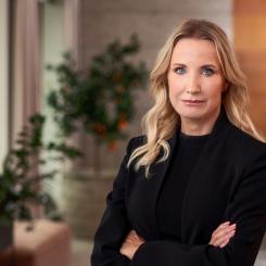 "Tillsammans visar bidragen vilken bredd det finns i svensk dual use-innovation", säger Pia Sandvik, vd, Teknikföretagen. Foto: Teknikföretagen